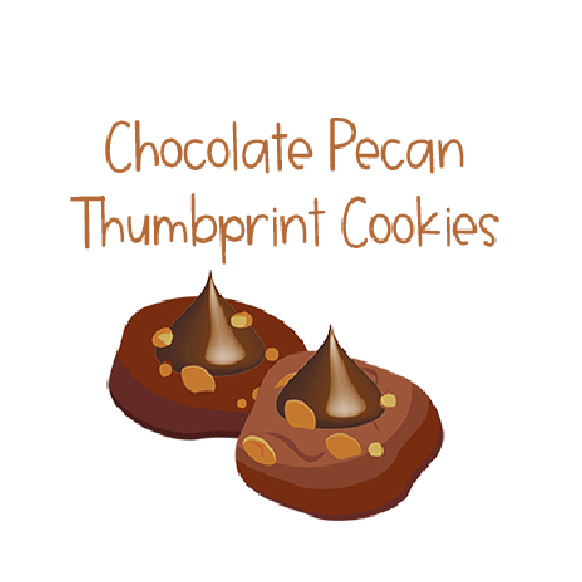 Chocolate Pecan Thumbprint Cookie K cup New Design
