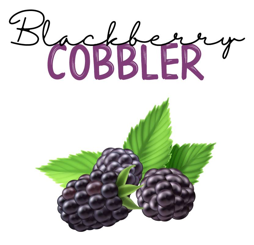 Blackberry Cobbler Web white